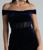 Bring high-impact style to your nightlife in the Marla Velvet Corset Illusion Dress, a bold navy blue club dress made for dancing, parties, and unforgettable nights.