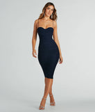 The Avery Formal Mesh Bodycon Midi Dress is a mini dress that will make a statement with its short hemline and on-trend details to have you ready for any event!
