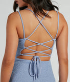 You'll look stunning in the Marlee Lace-Up Mermaid Glitter Midi Formal Dress, a periwinkle formal dress designed to create an effortless yet standout look as women's formal holiday attire, work party outfit, or NYE dress.