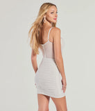 Own every entrance in the Andi Heat Stone Corset Dress, a white party dress perfect for milestone birthdays and grad parties, or dancing through summer nights and unforgettable bachelorette celebrations.