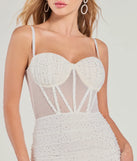 Bring high-impact style to your nightlife in the Andi Heat Stone Corset Dress, a bold white club dress made for dancing, parties, and unforgettable nights.
