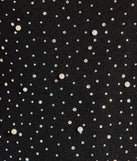 Trixie Strapless Faux Pearl Rhinestone Mini Dress