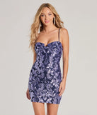 Turn heads in the beaming Jazmine Sequin Bustier Party Dress, a stunning navy sequin dress designed to add sparkle and elegance to your next night out or special occasion.