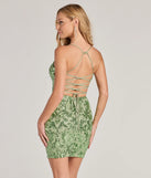 Own every entrance in the Brynlee Sequin Embroidered Bodycon Dress, a sage green party dress perfect for milestone birthdays and grad parties, or dancing through summer nights and unforgettable bachelorette celebrations.