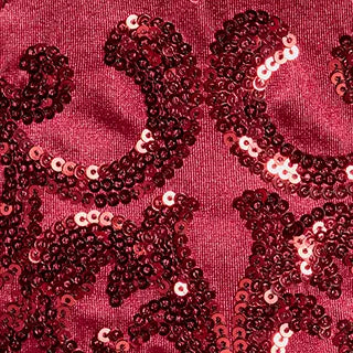 A stunning pick for an engagement photoshoot outfit or winter wedding guest dress, this fall formal dress showcases the Carter Lace-Up Sequin A-Line Party Dress in red with a graceful silhouette that captures the moment.