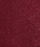 Angie Rhinestone Strap Open Back Glitter Mini Dress