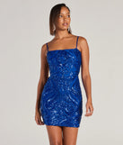 Turn heads in the beaming Aitana Lace-Up Bodycon Sequin Mini Dress, a stunning multicolor sequin dress designed to add sparkle and elegance to your next night out or special occasion.