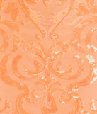 Flaunt your silhouette in the tight Lilian Sequin Strapless Lace-Up Mini Dress in orange, a bodycon dress that empowers your look with bold style and effortless edge.