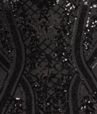 Flaunt your silhouette in the tight Avani Open Back Sequin Cutout Mini Dress in black, a bodycon dress that empowers your look with bold style and effortless edge.