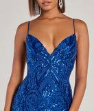Revamp your 2025 wardrobe with this chic addition, the Tobi Lace-Up Bodycon Sequin Party Dress in royal blue, perfect for elevating your style in the new year.
