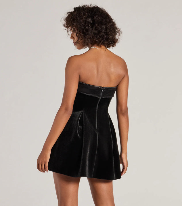 Ella lace skater dress sales