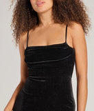Revamp your 2025 wardrobe with this chic addition, the Misty Open-Back Velvet Mini Dress in black, perfect for elevating your style in the new year.