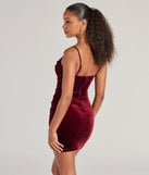 Own every entrance in the Alyssa Beaded Applique Bodycon Velvet Mini Dress, a wine party dress perfect for milestone birthdays and grad parties, or dancing through summer nights and unforgettable bachelorette celebrations.