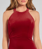 Own every entrance in the Cailin Velvet Open Back And Bow Mini Dress, a red party dress perfect for milestone birthdays and grad parties, or dancing through summer nights and unforgettable bachelorette celebrations.