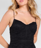Own every entrance in the Kasey Sweetheart Lace Pearl Bodycon Mini Dress, a black party dress perfect for milestone birthdays and grad parties, or dancing through summer nights and unforgettable bachelorette celebrations.