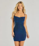 Paige Rhinestone Formal Bodycon Mini Dress, a trendy royal blue mini dress featuring modern details and a fresh seasonal hue, perfect for creating chic 2025 looks.