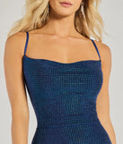 Revamp your 2025 wardrobe with this chic addition, the Paige Rhinestone Formal Bodycon Mini Dress in royal blue, perfect for elevating your style in the new year.