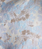 Soak up the season in the Cassie Corset Floral Jacquard Party Skater Dress, a light blue sundress styled for easy days, outdoor plans, and everything in between.