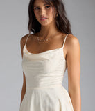 Own every entrance in the Jianna Floral Satin Short A-Line Dress, a ivory party dress perfect for milestone birthdays and grad parties, or dancing through summer nights and unforgettable bachelorette celebrations.