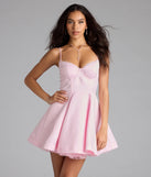 Shine with confidence, elegance, and standout style in the Kristiana Sweetheart A-Line Short Dress—a pink graduation dress designed with a fresh silhouette and the latest trends.