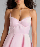 Shine with confidence, elegance, and standout style in the Kristiana Sweetheart A-Line Short Dress—a pink graduation dress designed with a fresh silhouette and the latest trends.