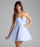 Shine with confidence, elegance, and standout style in the Kristiana Sweetheart A-Line Short Dress—a light blue graduation dress designed with a fresh silhouette and the latest trends.