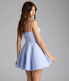 Shine with confidence, elegance, and standout style in the Kristiana Sweetheart A-Line Short Dress—a light blue graduation dress designed with a fresh silhouette and the latest trends.