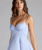 Shine with confidence, elegance, and standout style in the Kristiana Sweetheart A-Line Short Dress—a light blue graduation dress designed with a fresh silhouette and the latest trends.