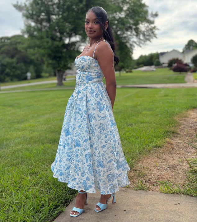 Clarabelle Sweetheart A-Line Midi Formal Dress | Windsor Clarabelle Sweetheart A-Line Midi Formal Dress | Windsor