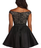Hayley Lace Taffeta Dress