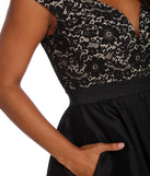 Hayley Lace Taffeta Dress