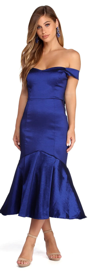 Sydney Formal Taffeta Midi Dress