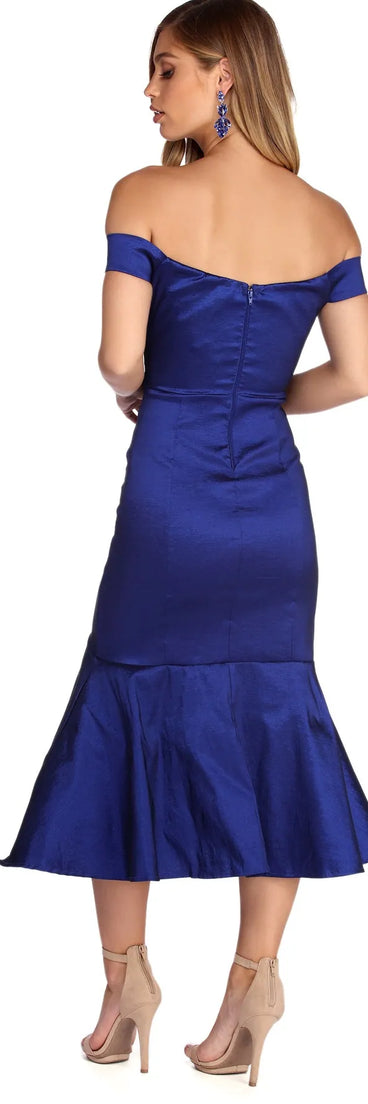 Sydney Formal Taffeta Midi Dress