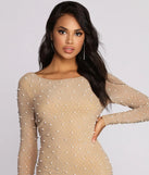 Pearly Perfect Mini Dress