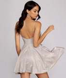 Gigi Glitter Skater Dress