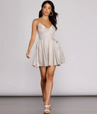 Gigi Glitter Skater Dress