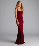 Step into summer looking effortlessly chic in the Nicola Strappy Tie-Back Mermaid Dress in wine, a must-have Windsor dress for your warm-weather wardrobe.