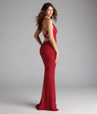 Corinne Glitter Knit Strappy Back Mermaid Dress