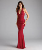 Corinne Glitter Knit Strappy Back Mermaid Dress