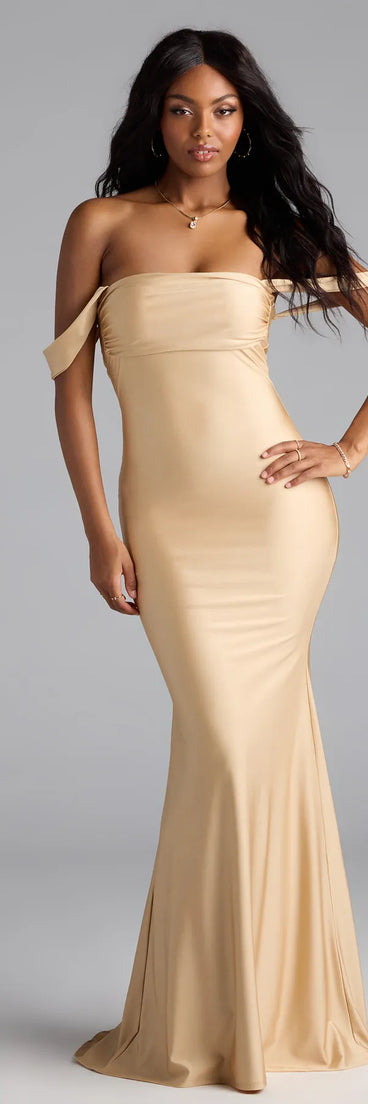 Maylah Off-The-Shoulder Mermaid Dress | Windsor Maylah Off-The-Shoulder Mermaid Dress | Windsor