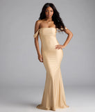 Maylah Off-The-Shoulder Mermaid Dress