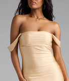 Maylah Off-The-Shoulder Mermaid Dress