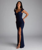 Feel instantly put-together in the Blossom Formal Halter Mermaid Dress in navy blue, a summer wedding guest dress designed for confident style and all-out celebration.