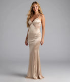 Own the spotlight in the Aimee Strappy Back Mesh Trim Mermaid Formal Dress, a gold formal dress crafted to deliver luxe style for summer weddings, Army Balls, or any special event.