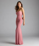 Kenzie Corset Mermaid Mesh Formal Dress