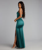 Mackenzie High Slit Mermaid Dress
