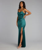 Mackenzie High Slit Mermaid Dress