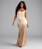 Evalina Lace-Up Mermaid Dress