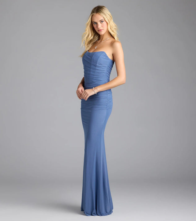 スーツ・フォーマル・ドレス etoll. Baby core sheer volume dress ベビーコアシアーボリュームドレス｜パーティードレス・結婚式