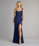 Kaitlin Low Back Slit Mermaid Formal Dress